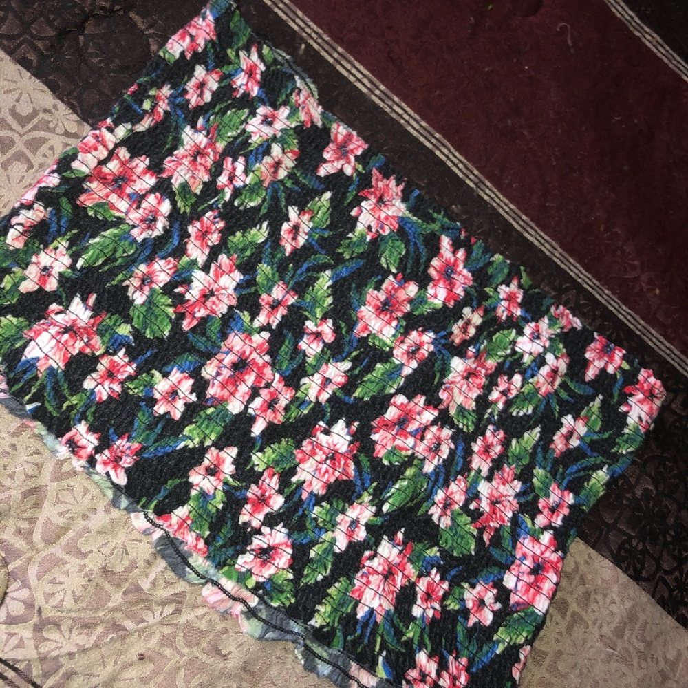 floral crop top